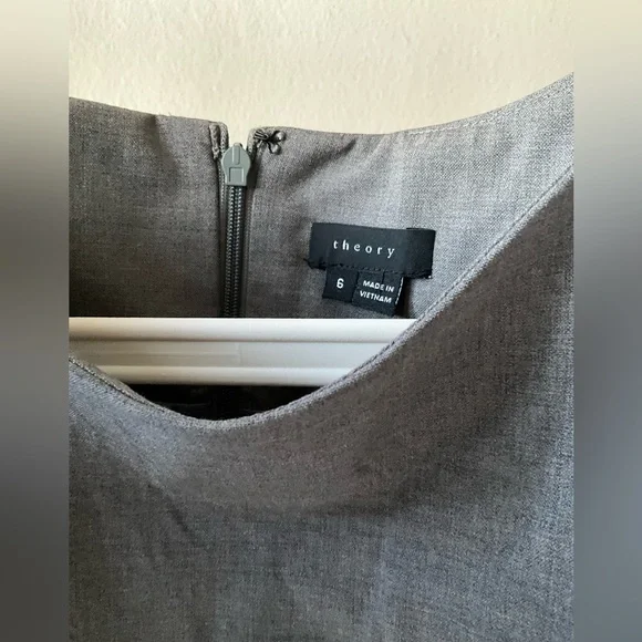 Theory Shaylee dress gray size 6 - Picture 2 of 5